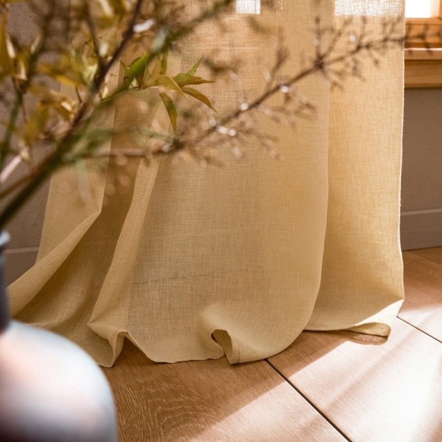 Κουρτίνα Με Τρουκς Gofis Home Beige 502/04 140x280 Κουρτίνα Με Τρουκς Gofis Home Beige 502/04 140x280