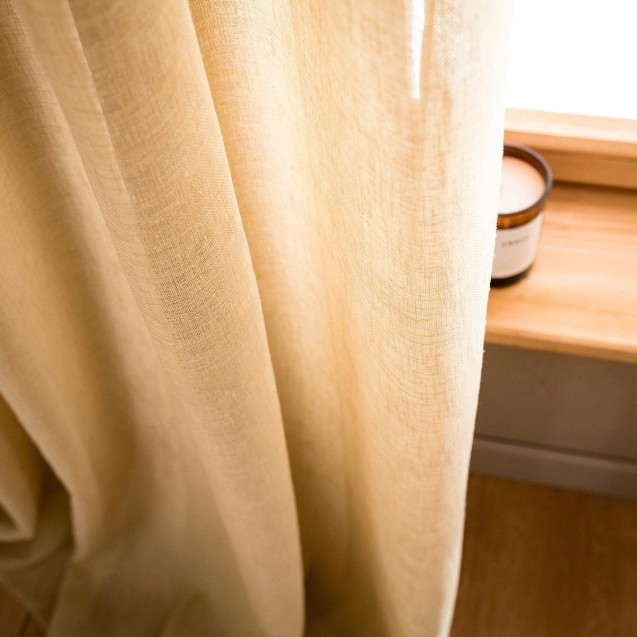 Κουρτίνα Με Τρουκς Gofis Home Beige 502/04 140x280 Κουρτίνα Με Τρουκς Gofis Home Beige 502/04 140x280