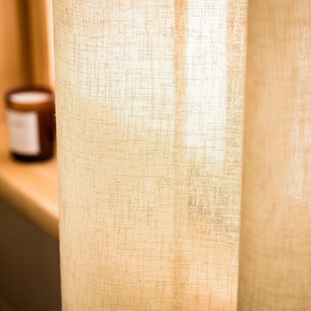 Κουρτίνα Με Τρουκς Gofis Home Beige 502/04 140x280 Κουρτίνα Με Τρουκς Gofis Home Beige 502/04 140x280