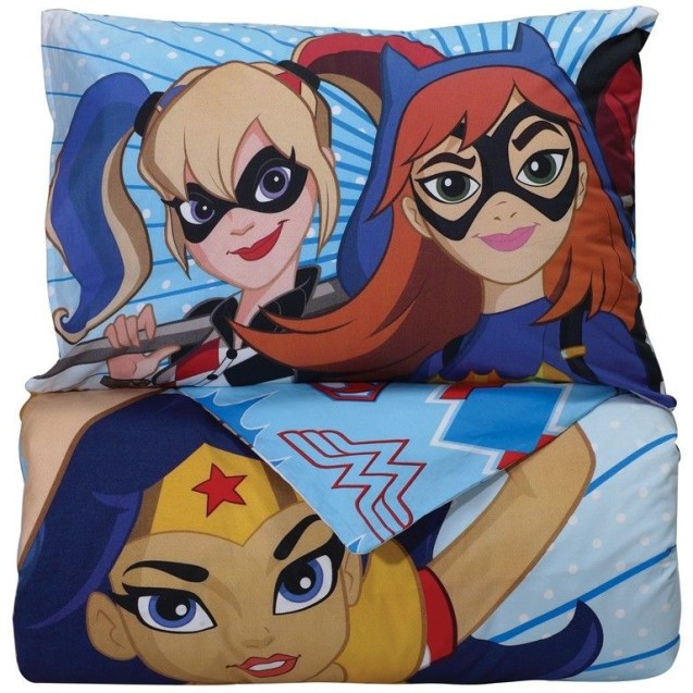 Σετ Σεντόνια Μονά Das Home 5005 Super Hero Girls 160x260 Σετ Σεντόνια Μονά Das Home 5005 Super Hero Girls 160x260