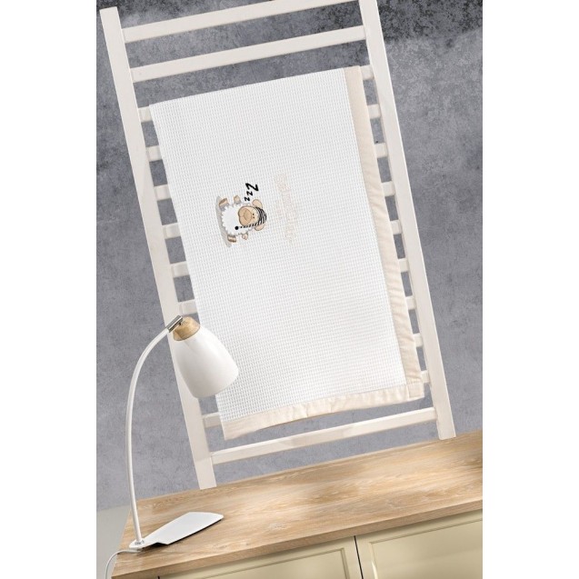 Κουβέρτα Κούνιας Saint Clair Πικέ Aldo 110x150 Κουβέρτα Κούνιας Saint Clair Πικέ Aldo 110x150