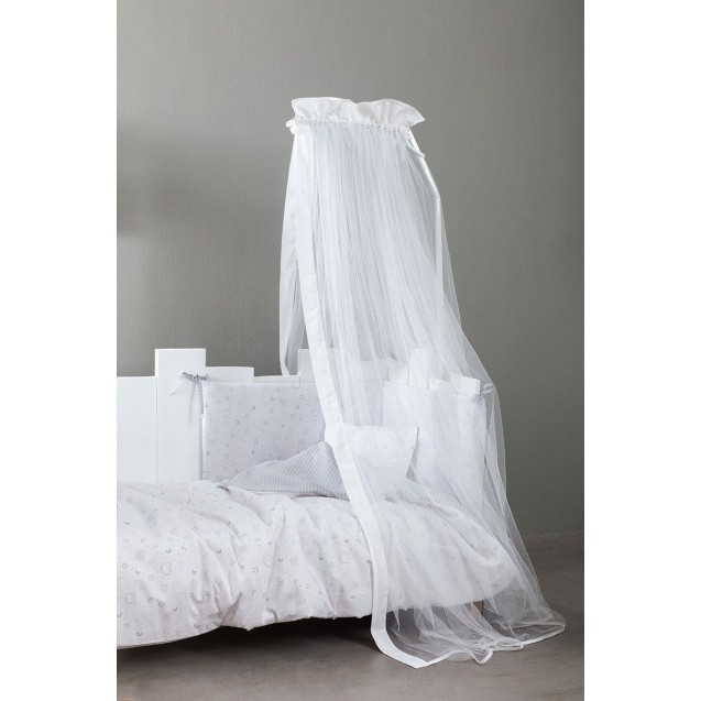 Κουνουπιέρα Nima Nappy White 180x550 Κουνουπιέρα Nima Nappy White 180x550