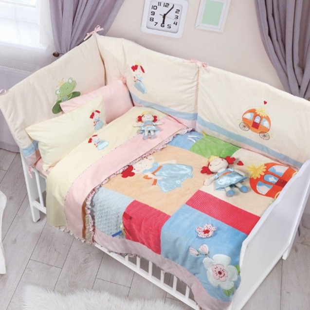 Πάντα Κούνιας Das Home Baby Dream Embroidery 6511 45x195 Πάντα Κούνιας Das Home Baby Dream Embroidery 6511 45x195