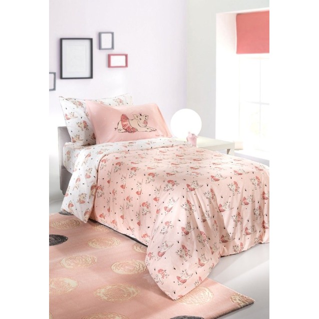 Σετ Σεντόνια Μονά Saint-Clair Piggy 160x260 Σετ Σεντόνια Μονά Saint-Clair Piggy 160x260