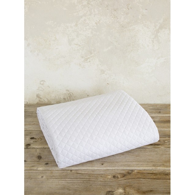 Υπέρδιπλο Κουβερλί Anesis 240x260 White Υπέρδιπλο Κουβερλί Anesis 240x260 White