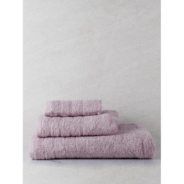 Σετ Πετσέτες 3 Τεμαχίων Anesis Cotton Pennie Dusty Lila Σετ Πετσέτες 3 Τεμαχίων Anesis Cotton Pennie Dusty Lila