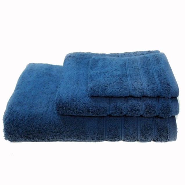 Σετ Πετσέτες 3 Τεμαχίων Anesis Cotton Pennie Μπλε Ραφ Σετ Πετσέτες 3 Τεμαχίων Anesis Cotton Pennie Μπλε Ραφ