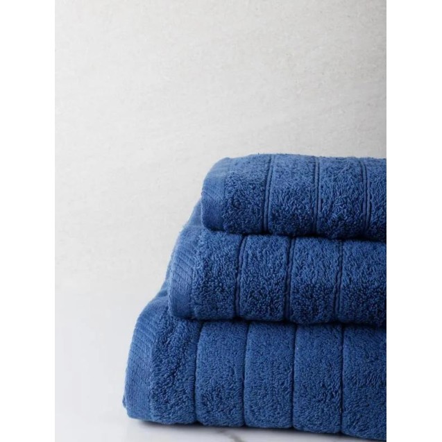 Πετσέτα Σώματος Anesis Cotton Pennie Μπλε Ραφ 80x150 Πετσέτα Σώματος Anesis Cotton Pennie Μπλε Ραφ 80x150