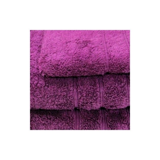 Σετ Πετσέτες 3 Τεμαχίων Anesis Cotton Pennie Μωβ Σετ Πετσέτες 3 Τεμαχίων Anesis Cotton Pennie Μωβ