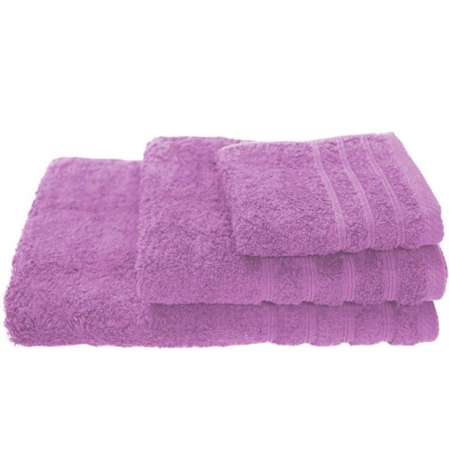 Σετ Πετσέτες 3 Τεμαχίων Anesis Cotton Pennie Λιλά Σετ Πετσέτες 3 Τεμαχίων Anesis Cotton Pennie Λιλά