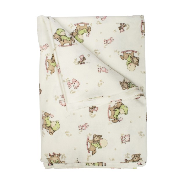 Σετ Σεντόνια Κούνιας Φανελένια Dimcol Baby 03 120x160 Σετ Σεντόνια Κούνιας Φανελένια Dimcol Baby 03 120x160