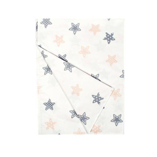 Σεντόνι Λίκνου Dimcol Star 103 Grey 80x110 Σεντόνι Λίκνου Dimcol Star 103 Grey 80x110