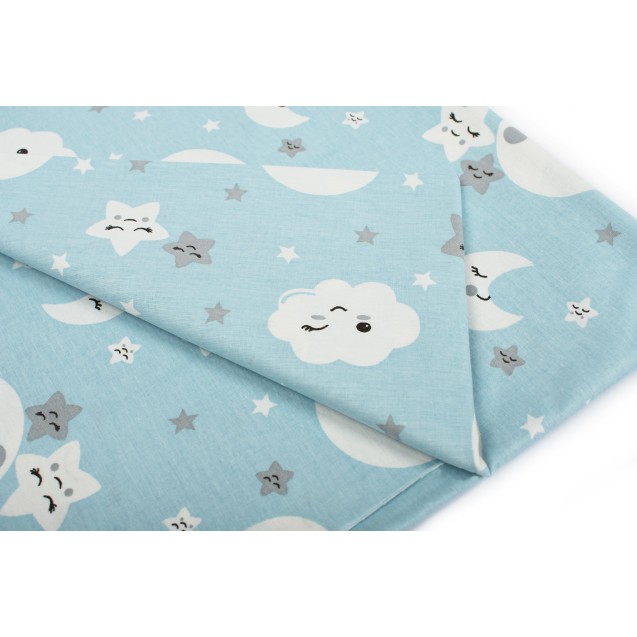 Σεντόνι Λίκνου Dimcol Smile 81 Blue 80x110 Σεντόνι Λίκνου Dimcol Smile 81 Blue 80x110