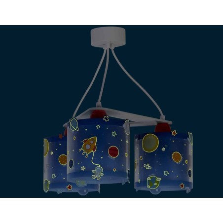 Παιδικό Φωτιστικό Οροφής Τρίφωτο Ango Planets 41344