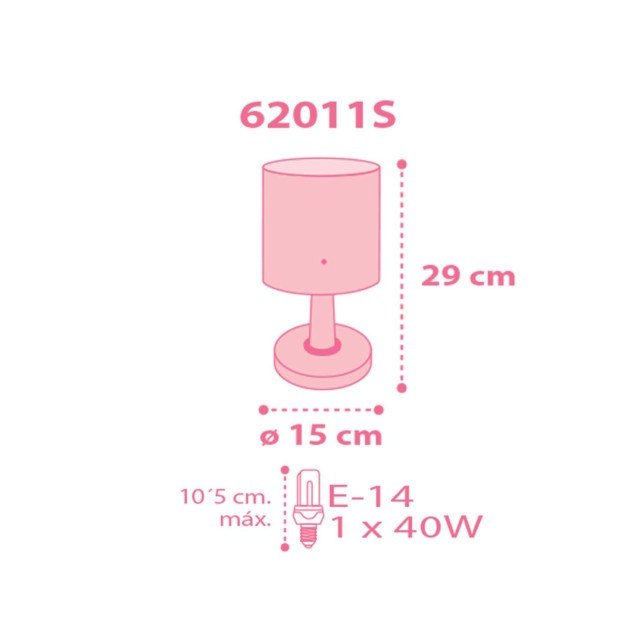 Παιδικό Πορτατίφ Ango Sweet Dreams Pink 62011 S Παιδικό Πορτατίφ Ango Sweet Dreams Pink 62011 S