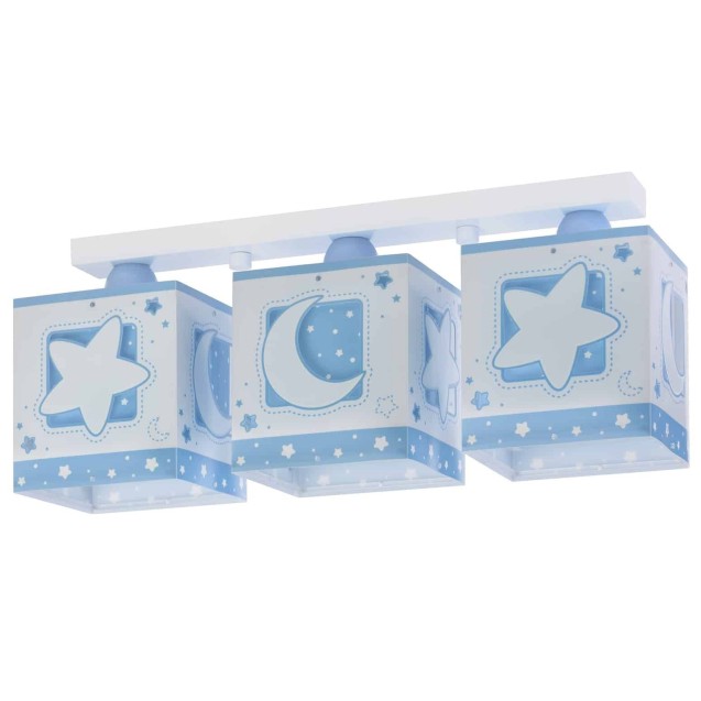 Παιδικό Φωτιστικό Οροφής Τρίφωτο Ango Blue Moon 63233 NT Παιδικό Φωτιστικό Οροφής Τρίφωτο Ango Blue Moon 63233 NT
