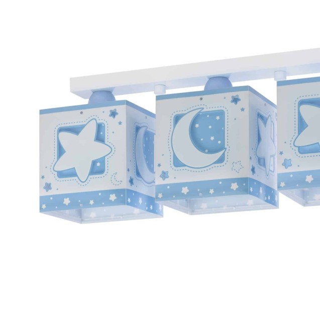 Παιδικό Φωτιστικό Οροφής Τρίφωτο Ango Blue Moon 63233 NT Παιδικό Φωτιστικό Οροφής Τρίφωτο Ango Blue Moon 63233 NT