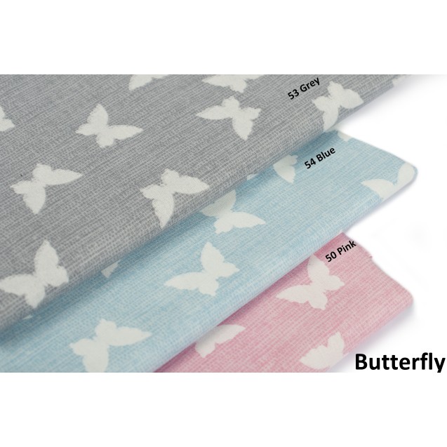 Σετ Σεντόνια Μονά 3 Τεμαχίων Dimcol Butterfly 54 Blue 160x240 Σετ Σεντόνια Μονά 3 Τεμαχίων Dimcol Butterfly 54 Blue 160x240