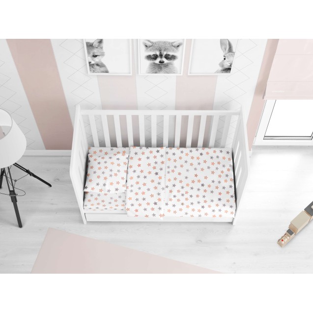 Βρεφική Παπλωματοθήκη Dimcol Star 103 Grey 120x160 Βρεφική Παπλωματοθήκη Dimcol Star 103 Grey 120x160