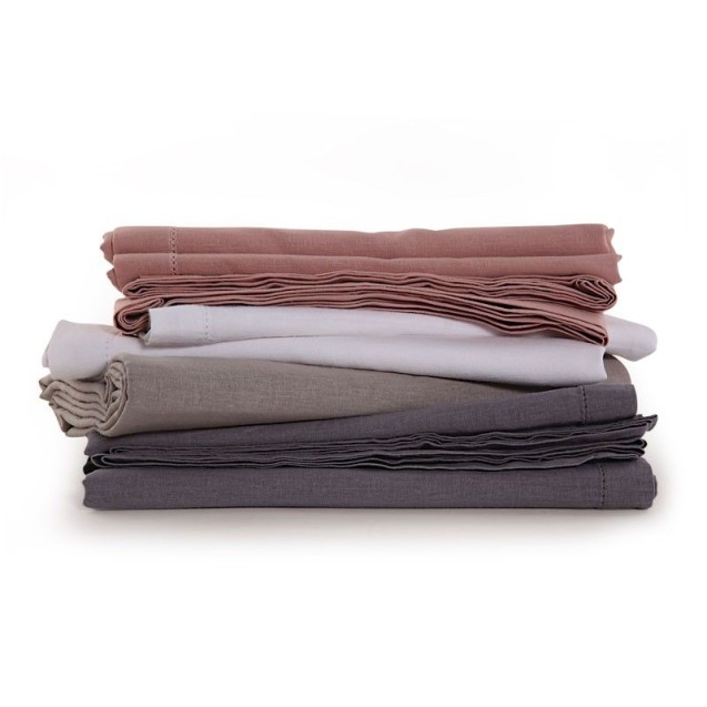 Λινό Τραπεζομάντηλο Nef-Nef Cotton-Linen English Rose 150x250 Λινό Τραπεζομάντηλο Nef-Nef Cotton-Linen English Rose 150x250