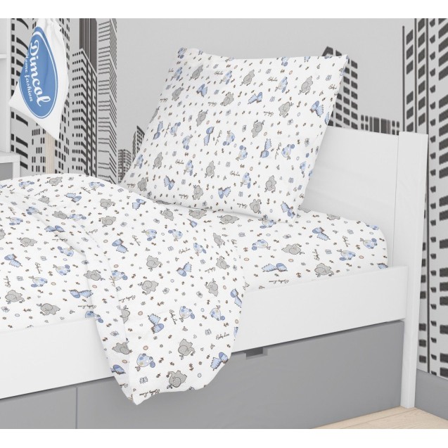 Πάπλωμα Μονό Dimcol Elephant 174 Blue 160x240 Πάπλωμα Μονό Dimcol Elephant 174 Blue 160x240