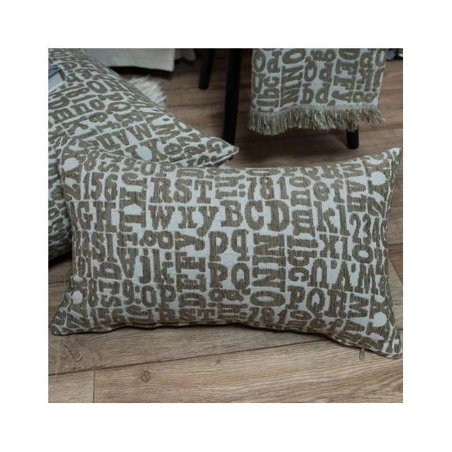 Μαξιλάρι Teoran Letters 02 - 30x50cm με γέμιση Μαξιλάρι Teoran Letters 02 - 30x50cm με γέμιση