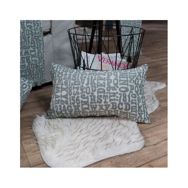 Μαξιλαροθήκη Teoran Letters 04 - 30x50cm Μαξιλαροθήκη Teoran Letters 04 - 30x50cm