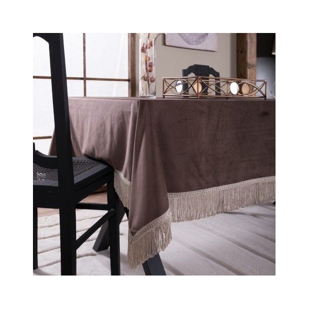 Τραπεζομάντηλο Teoran Velvet 03 - 140x140cm Τραπεζομάντηλο Teoran Velvet 03 - 140x140cm