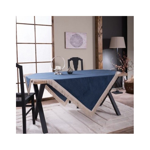 Τραπεζομάντηλο Teoran Velvet 04 - 140x140cm Τραπεζομάντηλο Teoran Velvet 04 - 140x140cm