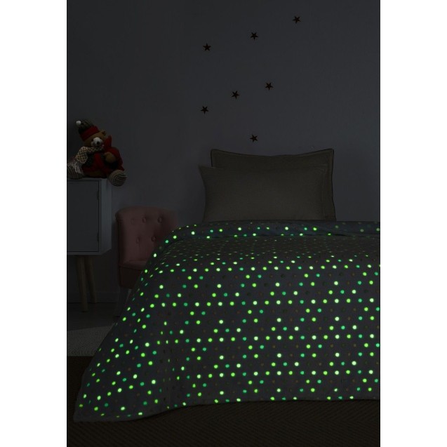 Κουβέρτα Φωσφοριζέ Fleece Ημίδιπλη Palamaiki Bubble 160x220 Κουβέρτα Φωσφοριζέ Fleece Ημίδιπλη Palamaiki Bubble 160x220