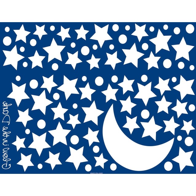 Φωσφορίζοντα Αυτοκόλλητα Τοίχου Ango Starry Night Large 18109 Φωσφορίζοντα Αυτοκόλλητα Τοίχου Ango Starry Night Large 18109