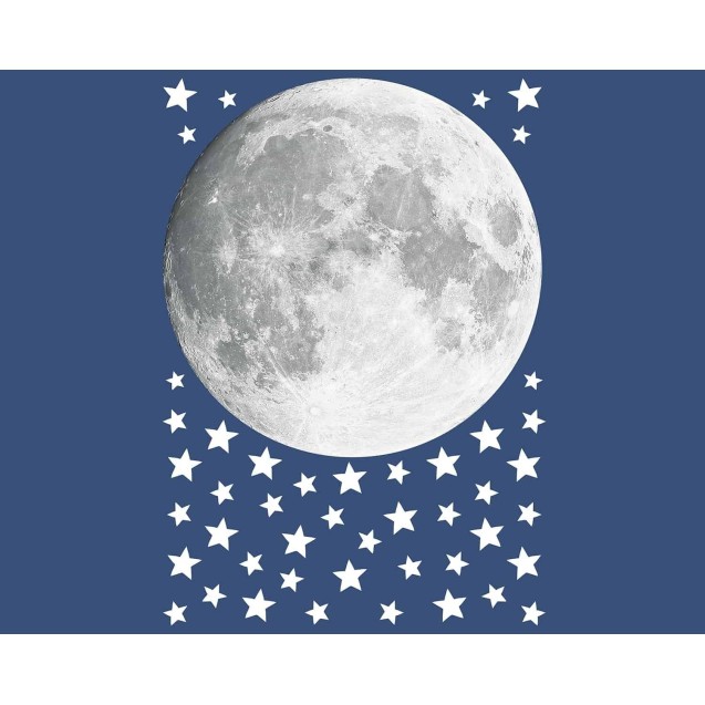 Φωσφορίζοντα Αυτοκόλλητα Τοίχου Ango Moon Large 18112 Φωσφορίζοντα Αυτοκόλλητα Τοίχου Ango Moon Large 18112