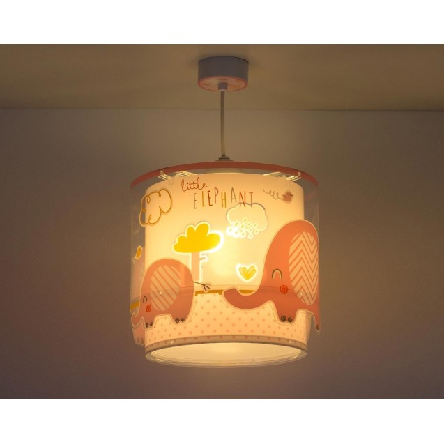 Παιδικό Φωτιστικό Οροφής Ango Little Elephant Pink 61332 S Παιδικό Φωτιστικό Οροφής Ango Little Elephant Pink 61332 S