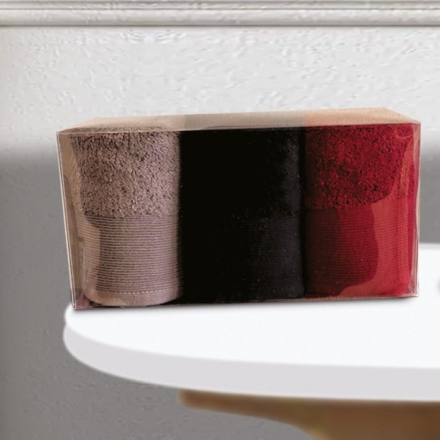 Σετ Πετσέτες Χεριών 3 Τεμαχίων Sb Home Elegante No 1 Σετ Πετσέτες Χεριών 3 Τεμαχίων Sb Home Elegante No 1