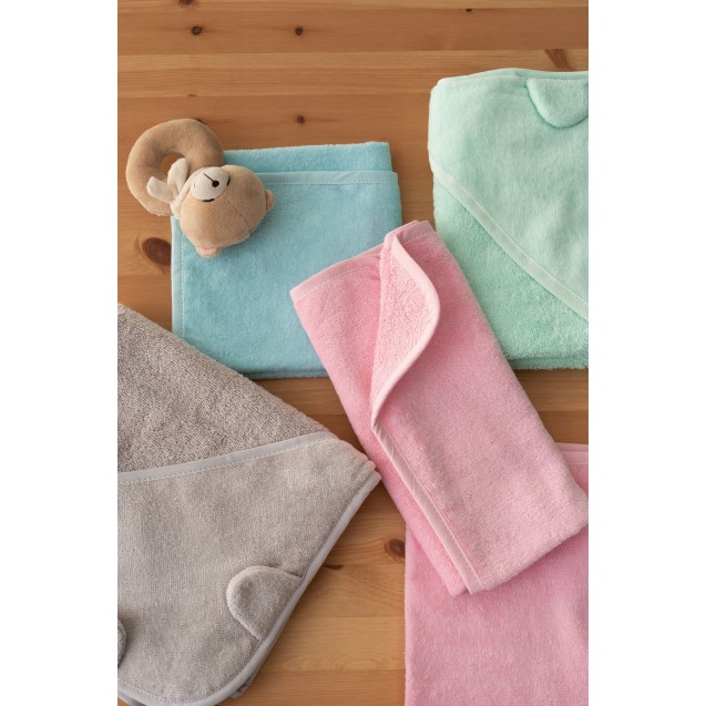 Σετ Βρεφικές Κάπες 2 Τεμαχίων Baby Bath Robin 70x75 Fog Σετ Βρεφικές Κάπες 2 Τεμαχίων Baby Bath Robin 70x75 Fog