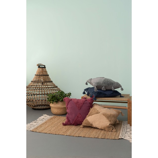 Διακοσμητική Μαξιλαροθήκη Με Φερμουάρ Palamaiki Home Decor Alfie 45x45 Mauve Διακοσμητική Μαξιλαροθήκη Με Φερμουάρ Palamaiki Home Decor Alfie 45x45 Mauve