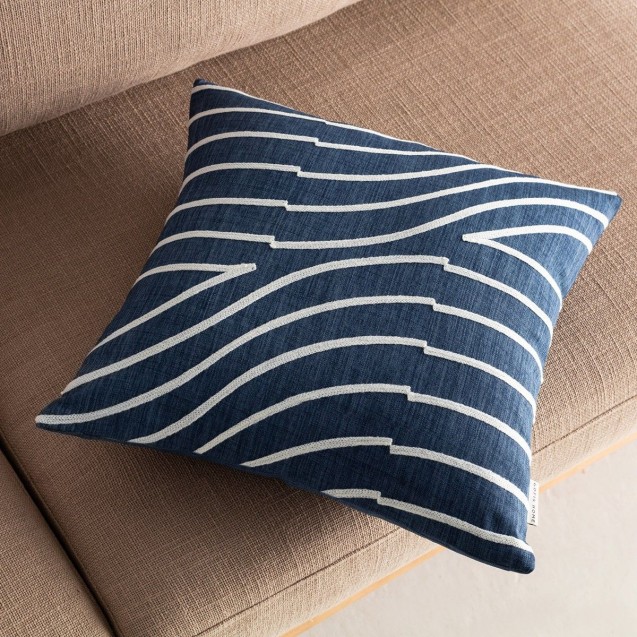 Μαξιλαροθήκη Διακόσμησης Gofis Home Amon 43x43 Blue Jean 261/01 Μαξιλαροθήκη Διακόσμησης Gofis Home Amon 43x43 Blue Jean 261/01