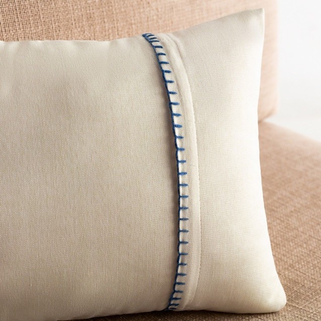 Μαξιλαροθήκη Διακόσμησης Gofis Home Chrome 30x45 Offwhite/Jean 930C/01 Μαξιλαροθήκη Διακόσμησης Gofis Home Chrome 30x45 Offwhite/Jean 930C/01