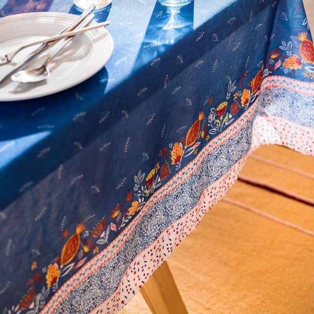 Τραπεζομάντηλο Gofis Home Eris 145x220 Blue Jean 540/09 Τραπεζομάντηλο Gofis Home Eris 145x220 Blue Jean 540/09