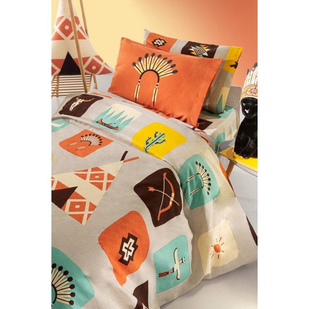 Σετ Σεντόνια Μονά 3 Τεμαχίων Saint Clair Indian 165x250 Σετ 3Τμx Σετ Σεντόνια Μονά 3 Τεμαχίων Saint Clair Indian 165x250 Σετ 3Τμx