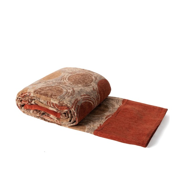 Ριχτάρι Τριθέσιου Silk Fashion 9217 Πορτοκαλί 180x320 Ριχτάρι Τριθέσιου Silk Fashion 9217 Πορτοκαλί 180x320