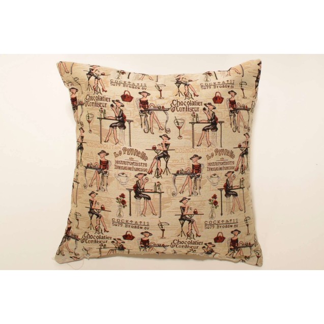 Μαξιλαροθήκη Διακόσμησης Silk Fashion Ladies 45x45 Μαξιλαροθήκη Διακόσμησης Silk Fashion Ladies 45x45