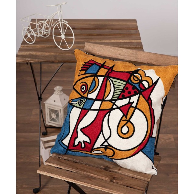 Μαξιλάρι Διακόσμησης Silk Fashion Πολύγαζο4 45x45 Μαξιλάρι Διακόσμησης Silk Fashion Πολύγαζο4 45x45