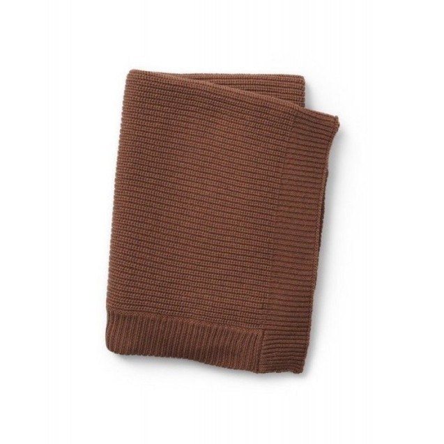 Κουβέρτα Πλεκτή Αγκαλιάς Elodie Details Wool Knitted Burned Clay BR74133 75x100 Κουβέρτα Πλεκτή Αγκαλιάς Elodie Details Wool Knitted Burned Clay BR74133 75x100