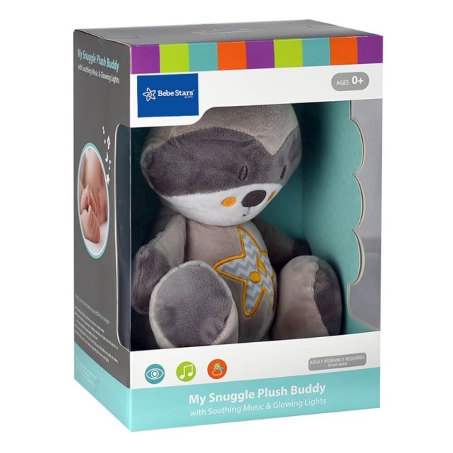 Μουσικό Παιχνίδι Bebe Stars Raccoon 856-186 Μουσικό Παιχνίδι Bebe Stars Raccoon 856-186