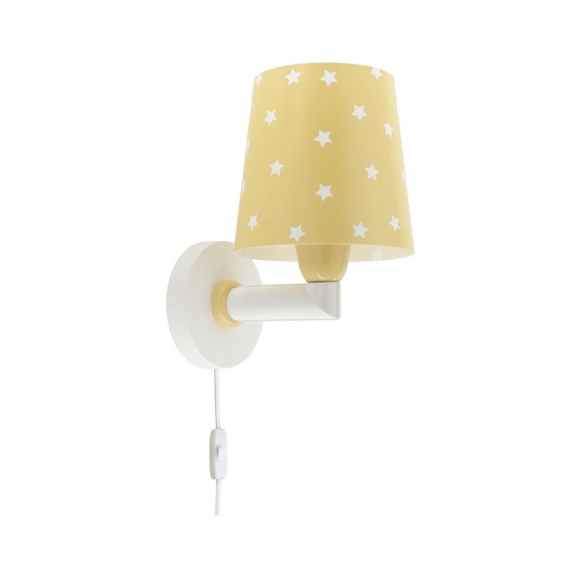 Παιδική Απλίκα Τοίχου Ango Starlight Yellow 82219 A Παιδική Απλίκα Τοίχου Ango Starlight Yellow 82219 A