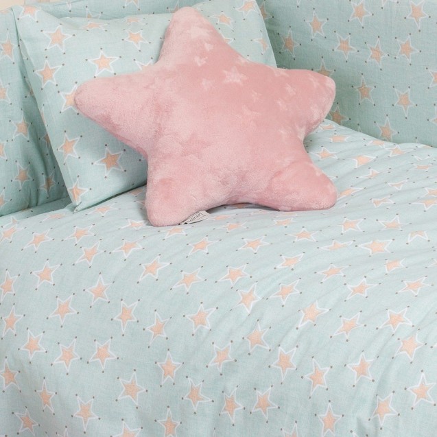 Πάνα Melinen Mini Stars Aqua 85x85 Πάνα Melinen Mini Stars Aqua 85x85