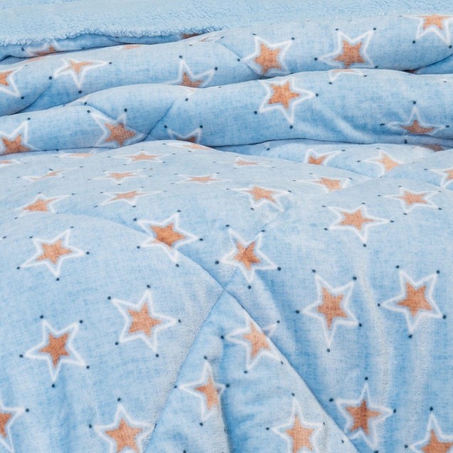 Κουβερτοπάπλωμα Μονό Melinen Mini Stars Boy 160x220 Κουβερτοπάπλωμα Μονό Melinen Mini Stars Boy 160x220