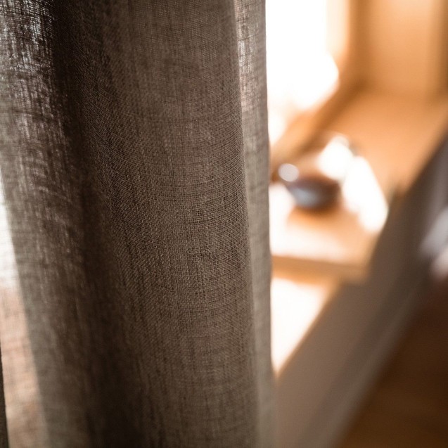Κουρτίνα με Τρουκς Gofis Home Combe Χακί 502/07 140x280 Κουρτίνα με Τρουκς Gofis Home Combe Χακί 502/07 140x280