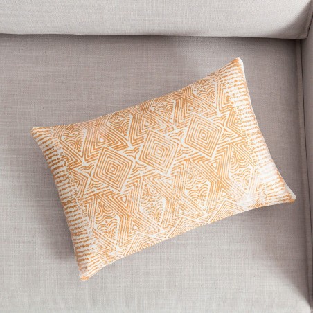 Μαξιλαροθήκη Διακόσμησης Gofis Home Zelena Leather Brown 397/13 30x45